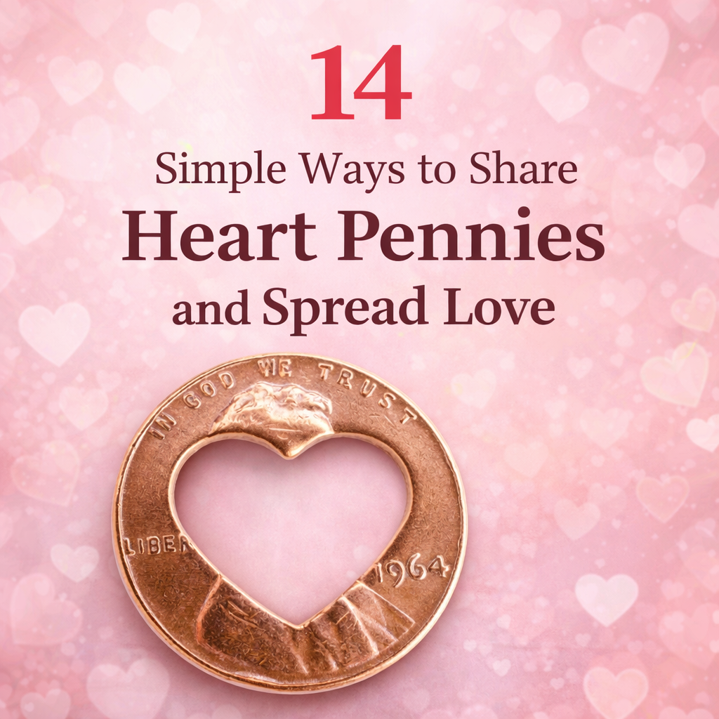 14 Simple Ways to Share Heart Pennies and Spread Love