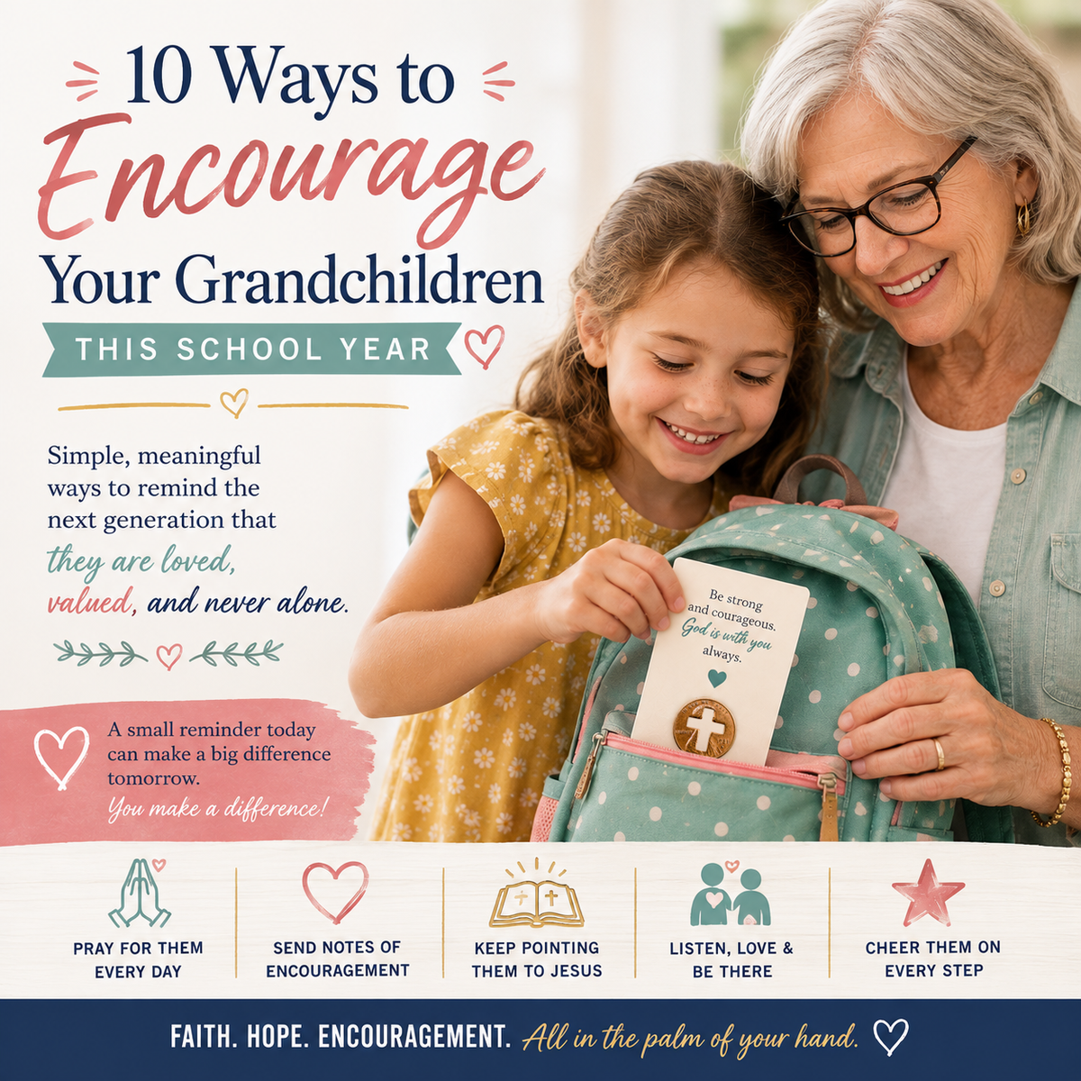 10 Ways to Encourage Your Grandchildren This School Year