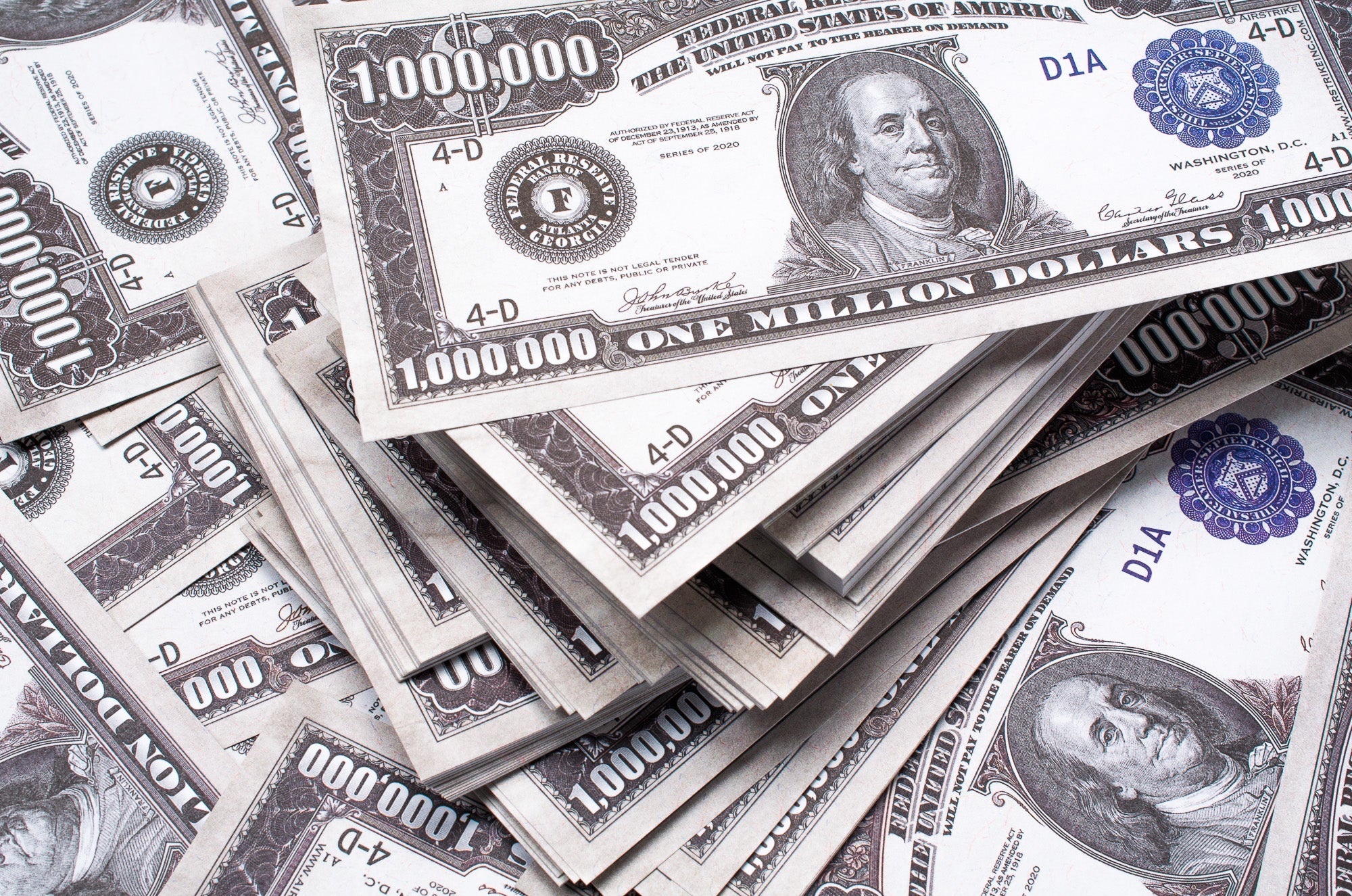 Million Dollar Bill Gospel Tracts featuring the message of Jesus Christ for Christian witnessing, evangelism, and church outreach.