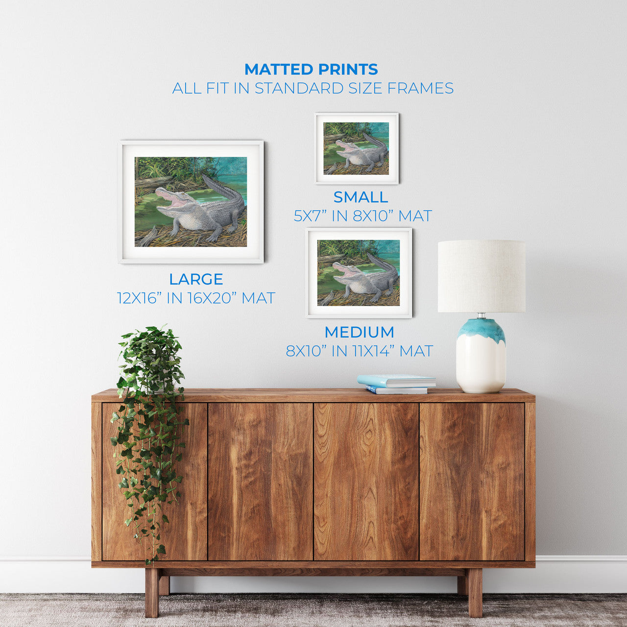 Mouthing Off – Matted Art Print