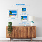 Paradise Awaits – Coastal Matted Art Print