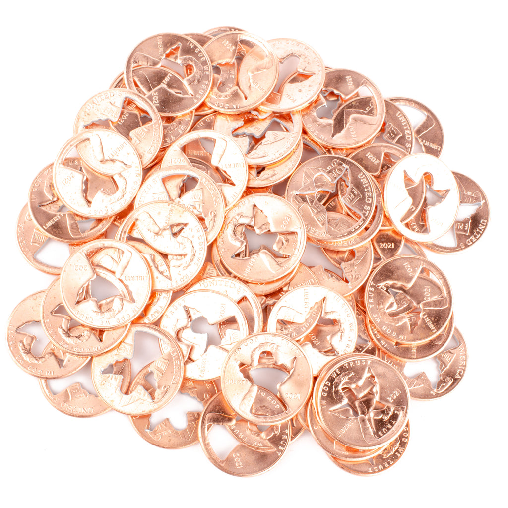 Shiny Angel Pennies from Heaven – Perfectly Cut Angel Pennies