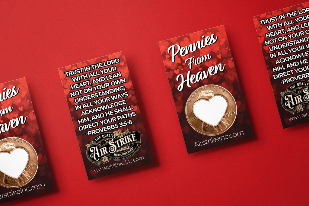 Heart Pennies From Heaven Card - Trust
