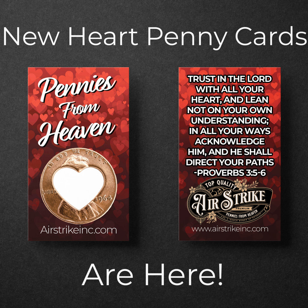 Heart Pennies From Heaven Card - Trust