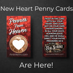 Heart Pennies From Heaven Card - Trust