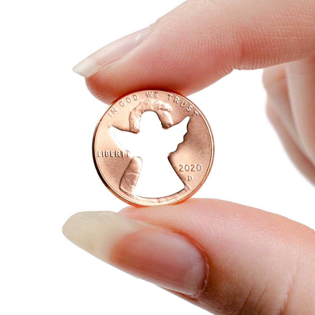 Shiny Angel Pennies from Heaven – Perfectly Cut Angel Pennies