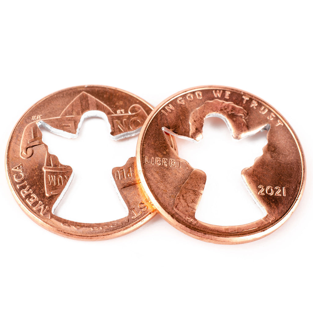 Shiny Angel Pennies from Heaven – Perfectly Cut Angel Pennies