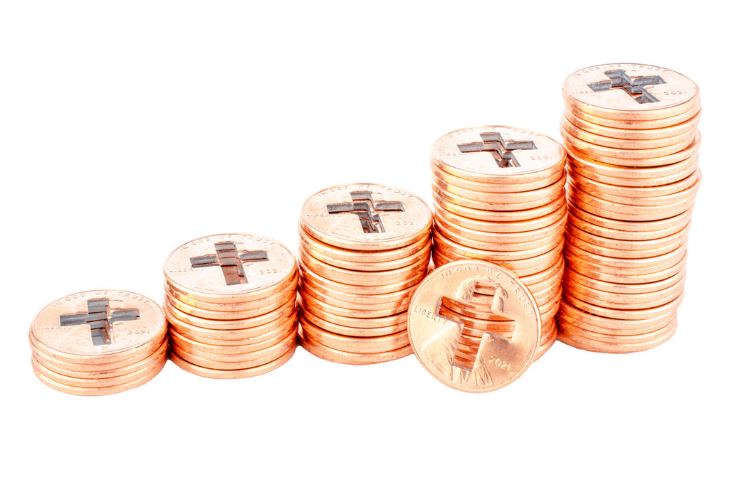 Shiny Cross Pennies from Heaven – Perfectly Cut Cross Pennies