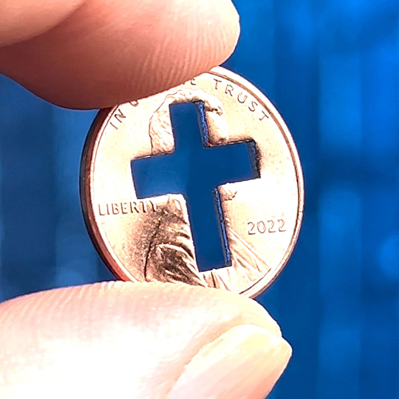 Shiny Cross Pennies from Heaven – Perfectly Cut Cross Pennies