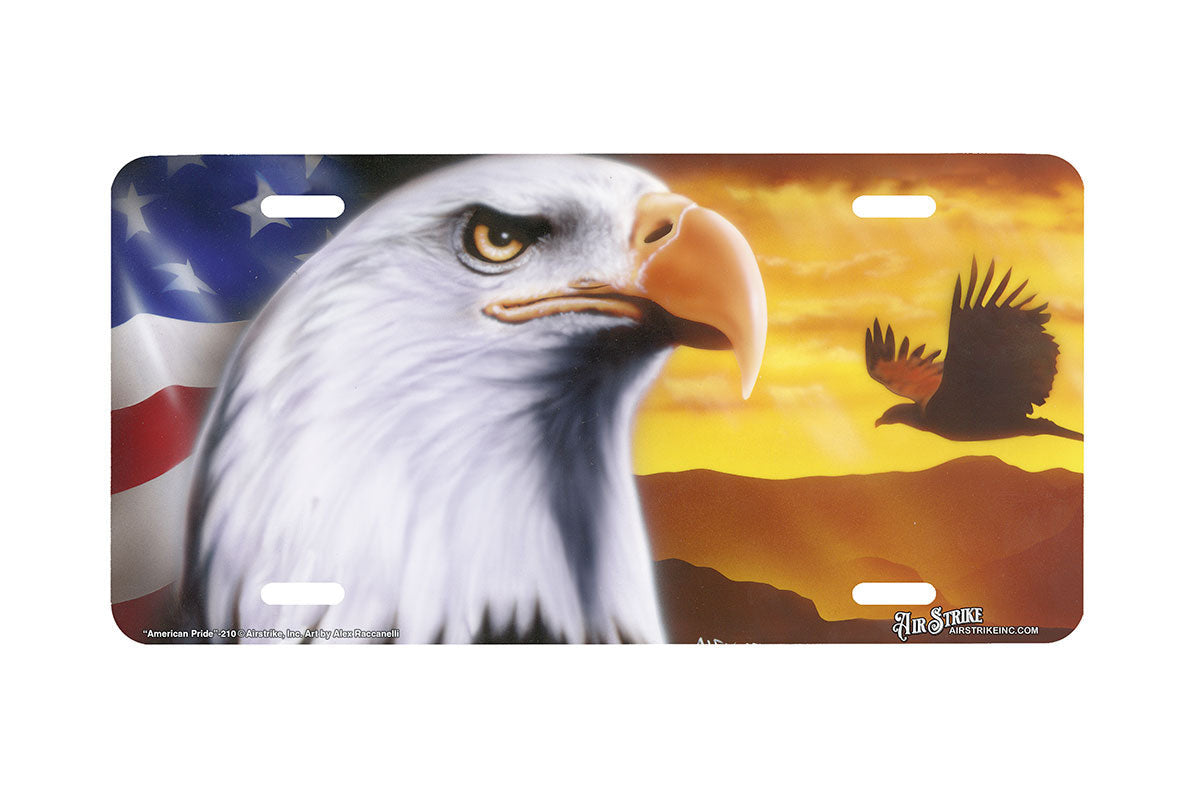 "American Pride II" - Decorative License Plate