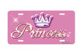 "Princess" - Decorative License Plate