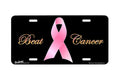 "Beat Cancer" - Decorative License Plate