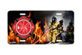 "Firefighter" - Decorative License Plate