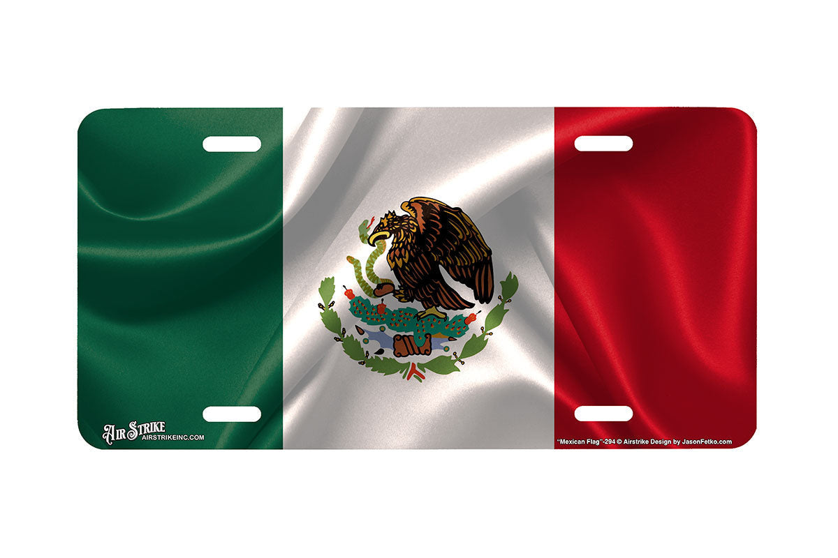 "Mexican Flag" - Decorative License Plate