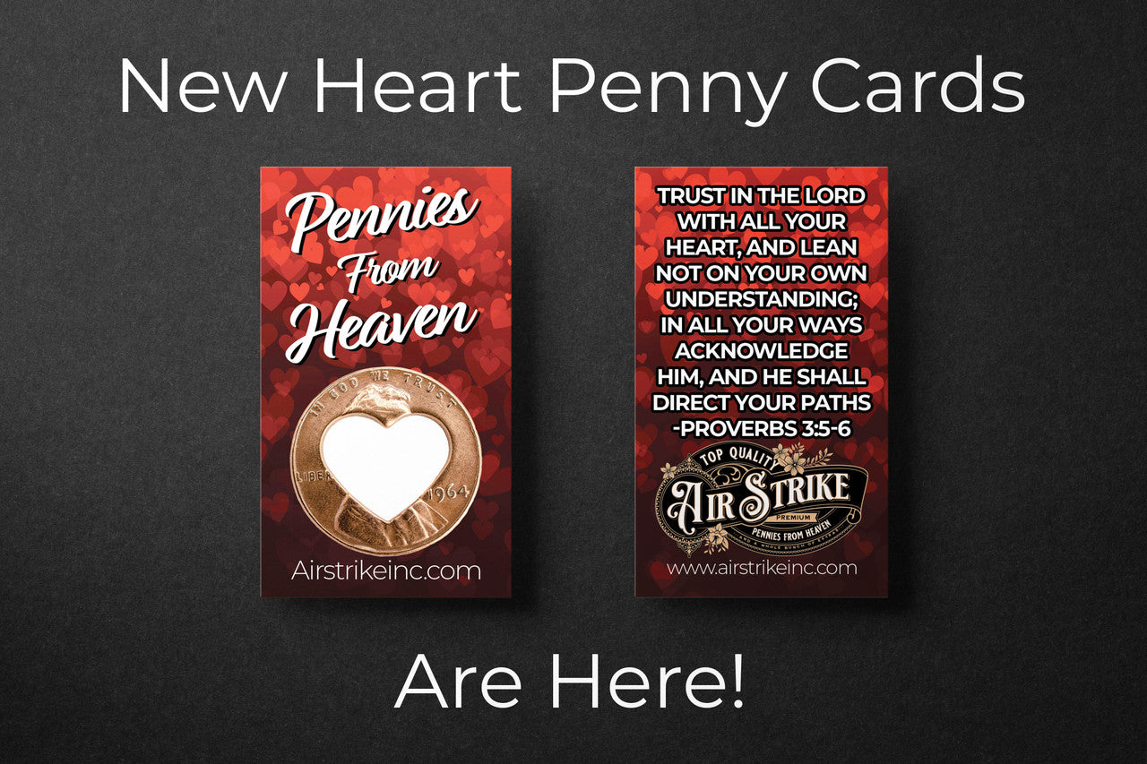 Heart Pennies From Heaven Card - Trust