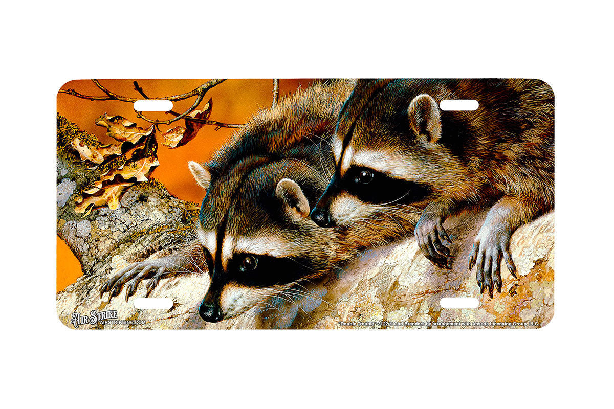 "Double Trouble II" - Decorative License Plate