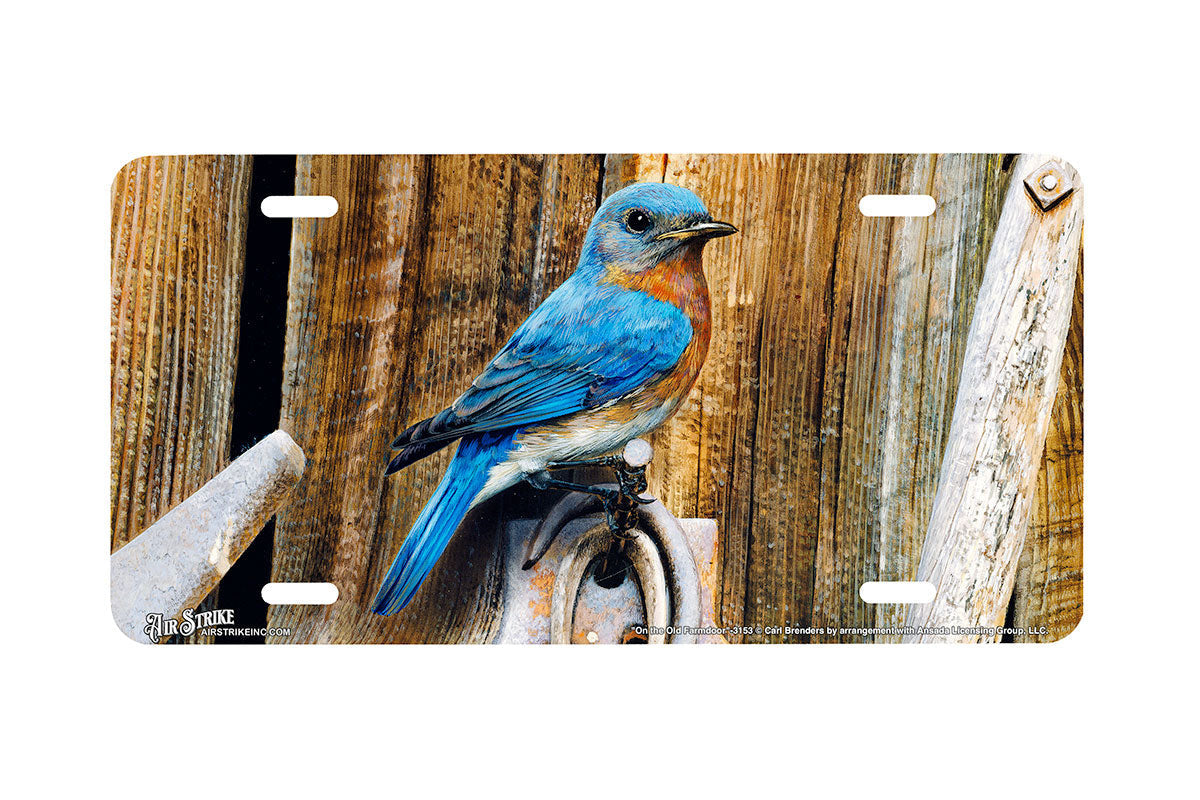 "On The Old Farmdoor" - Decorative License Plate