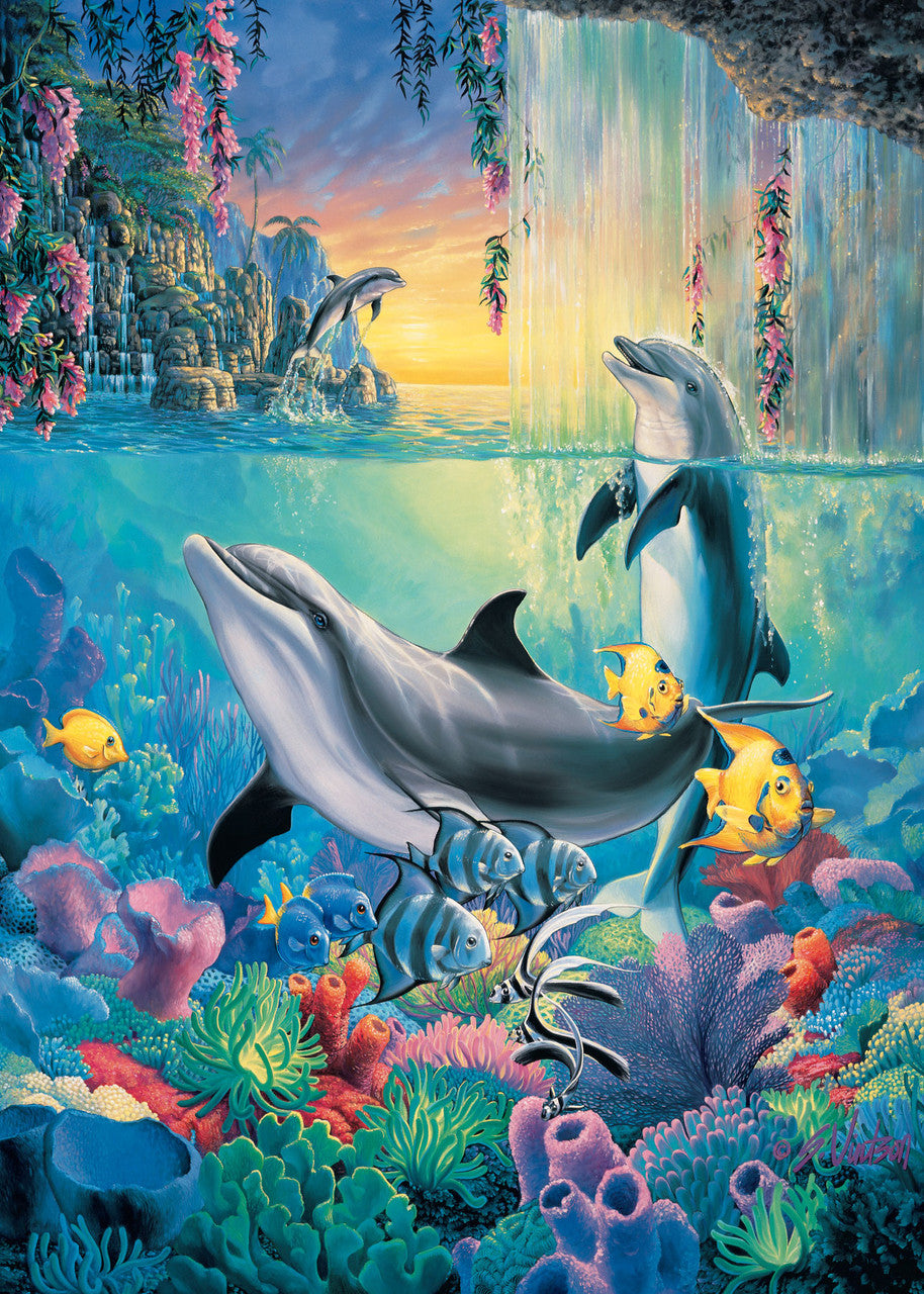Dolphin Falls – Matted Art Print