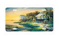 "Days End On The Bayou" - Decorative License Plate
