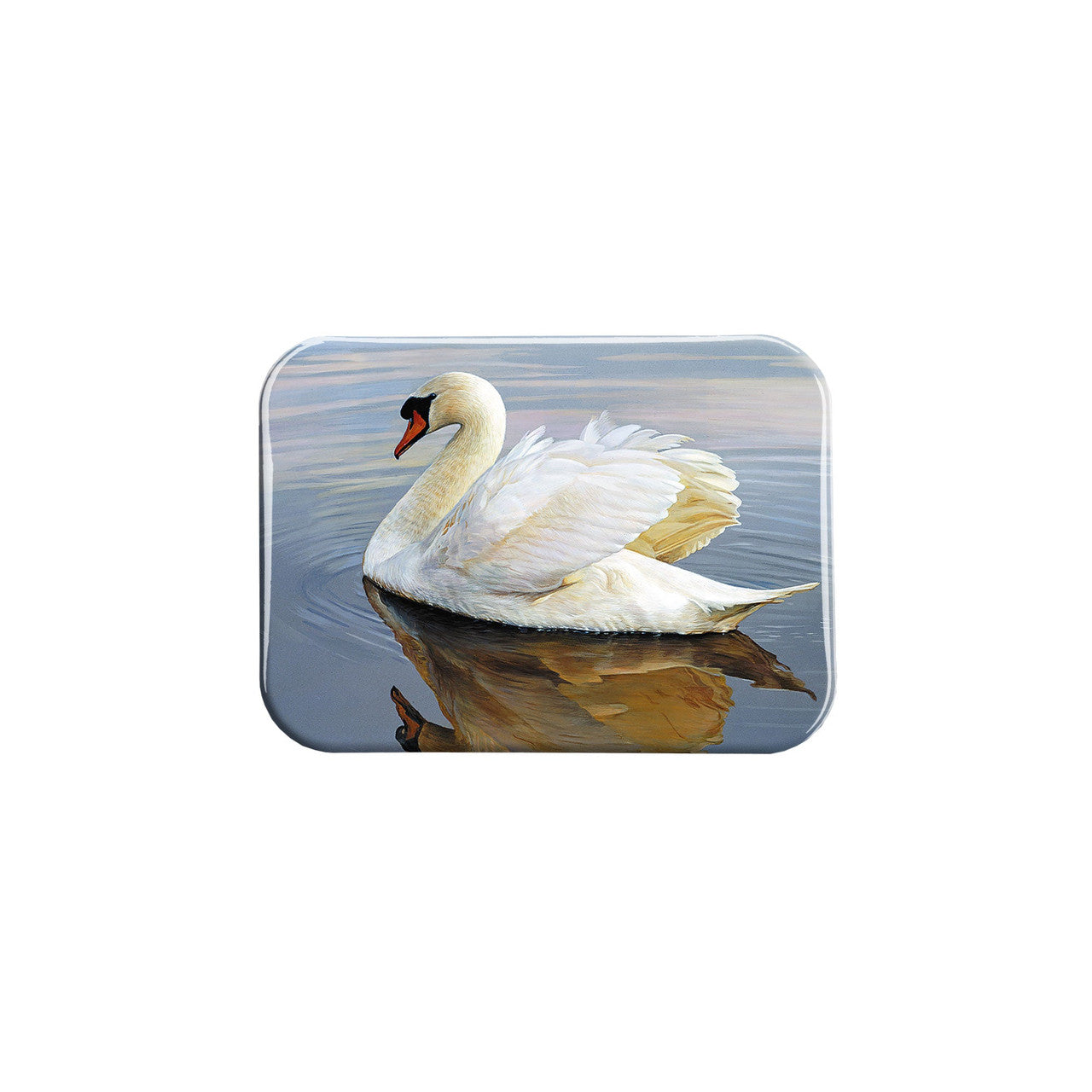 "Mute Swan" - 2.5" X 3.5" Rectangle Fridge Magnets