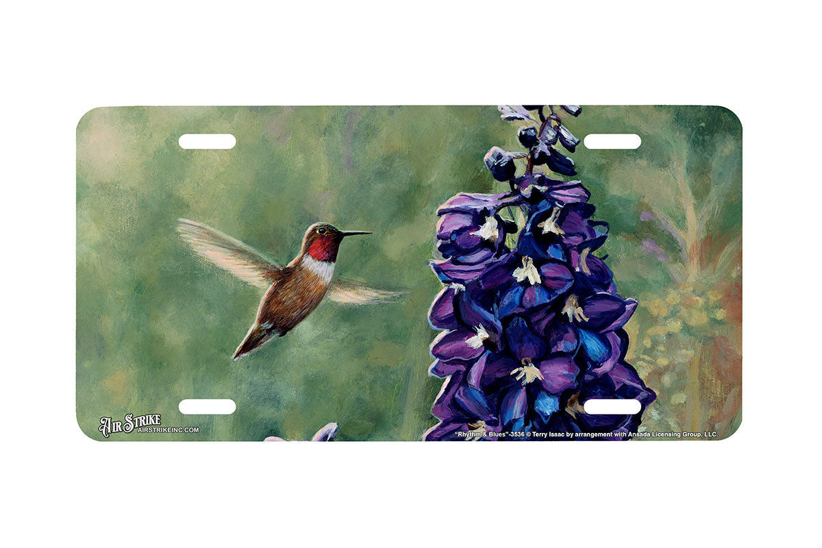 "Rhythm Blues" - Decorative License Plate
