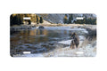 "Along the Gallitin" - Decorative License Plate