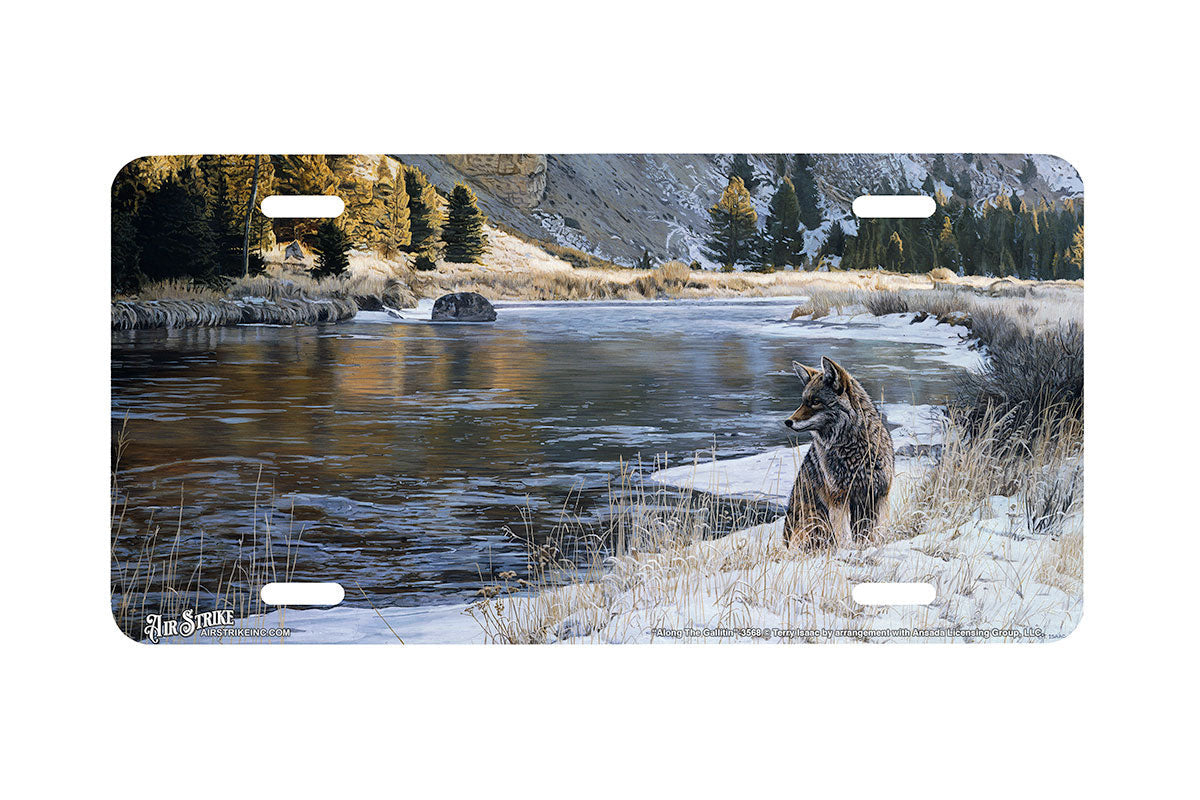 "Along the Gallitin" - Decorative License Plate