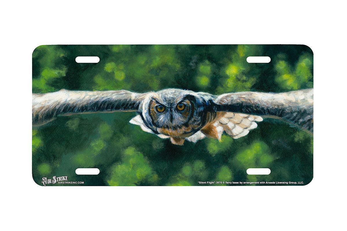 "Silent Flight" - Decorative License Plate
