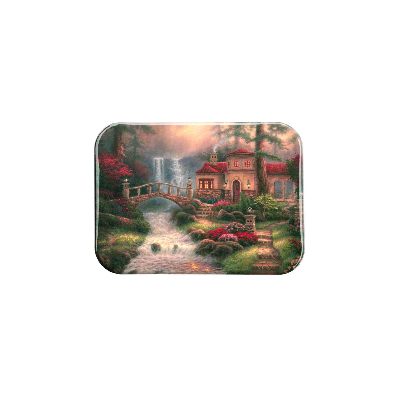 "Sierra River Falls" - 2.5" X 3.5" Rectangle Fridge Magnets