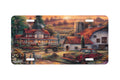 "Home For Dinner" - Decorative License Plate