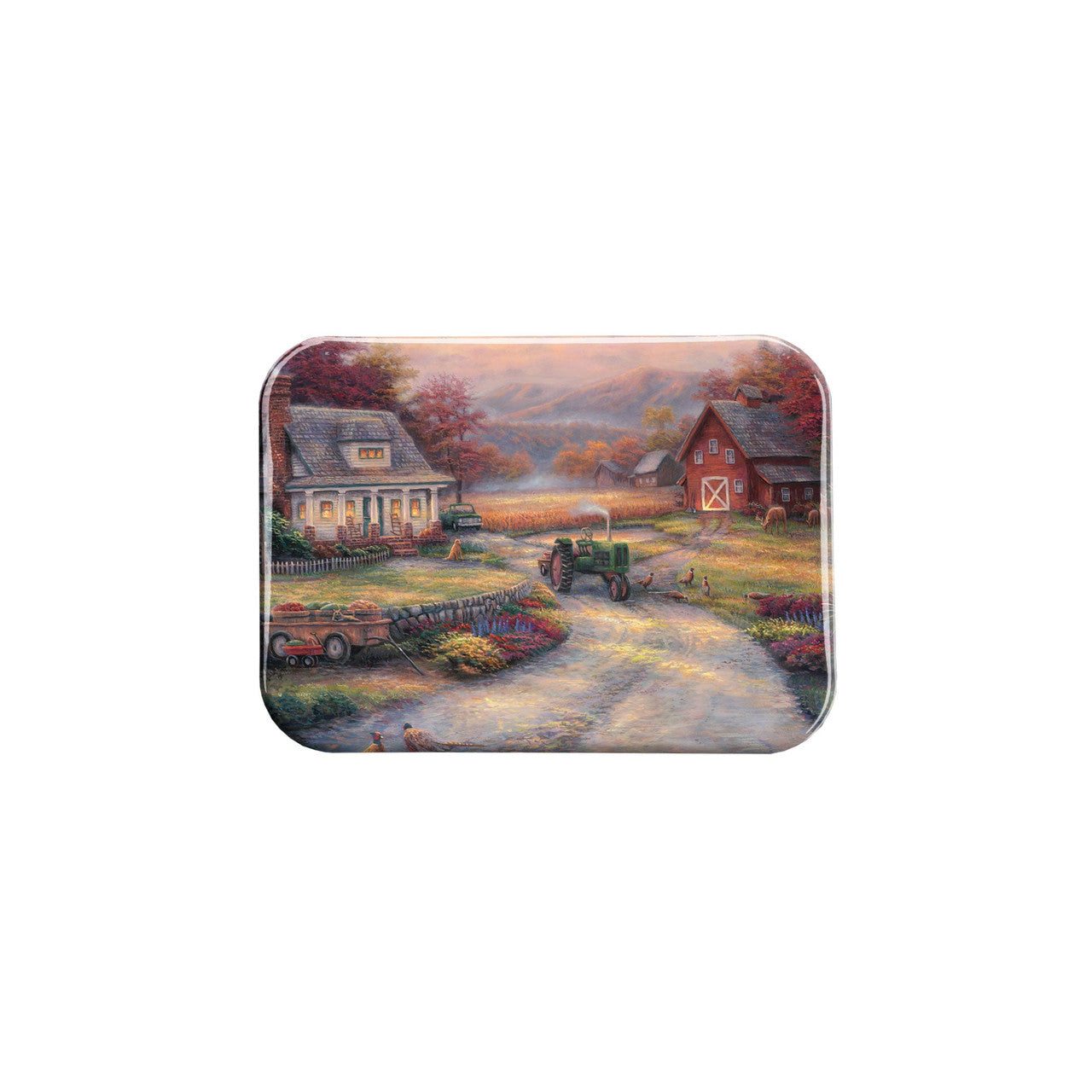 "Afternoon Harvest Brown" - 2.5" X 3.5" Rectangle Fridge Magnets