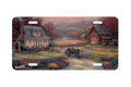 "Afternoon Harvest Brown" - Decorative License Plate
