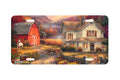 "Relaxing On The Farm" - Decorative License Plate