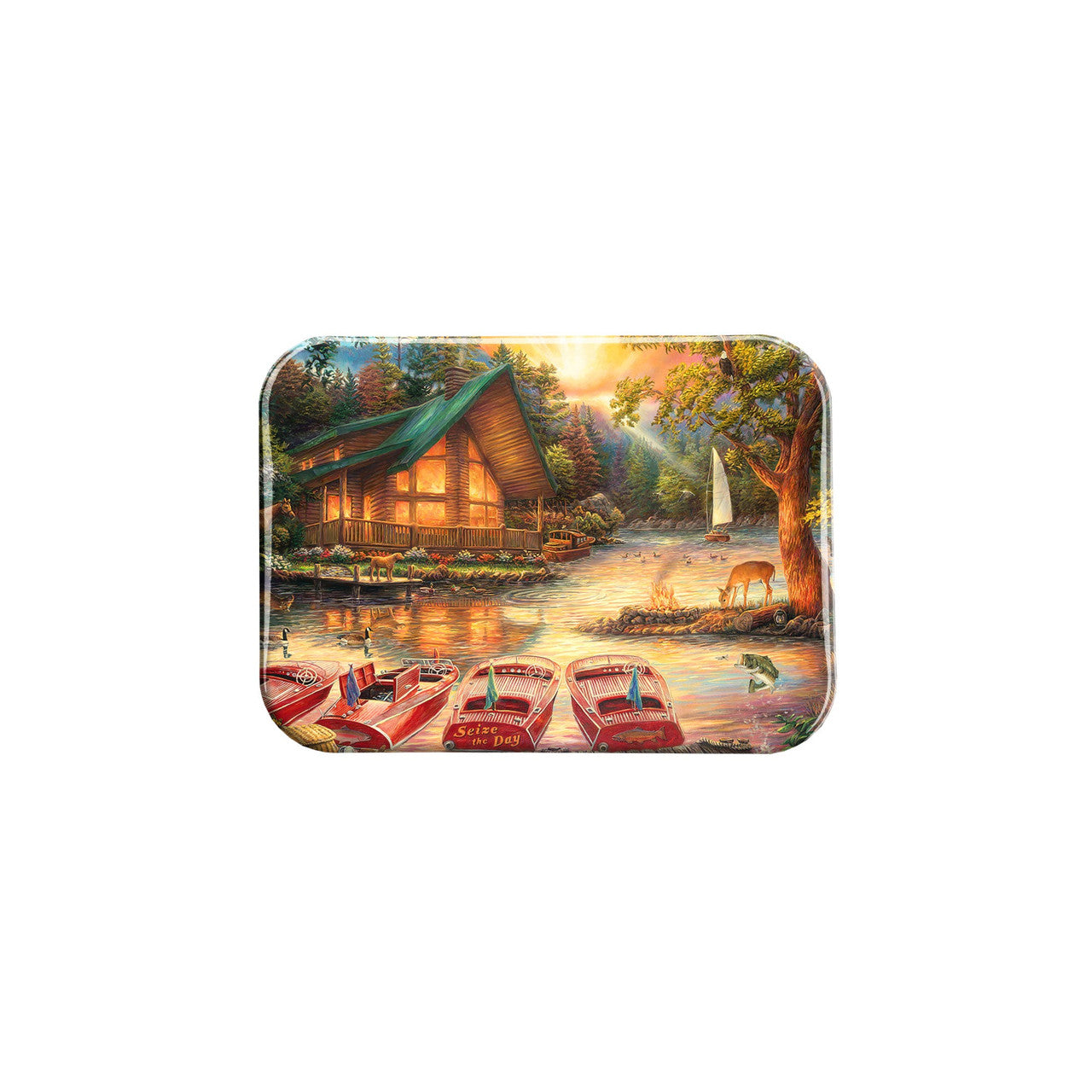 "Seize The Day" - 2.5" X 3.5" Rectangle Fridge Magnets