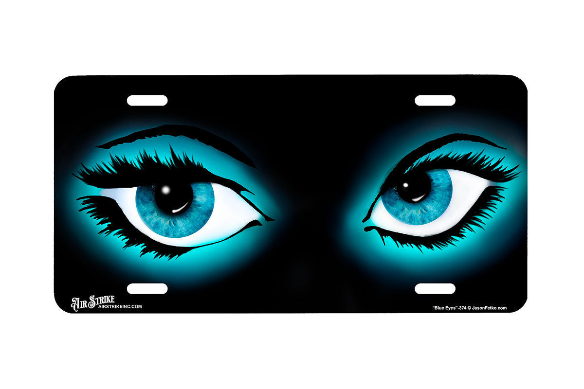 "Blue Eyes" - Decorative License Plate