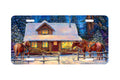 "Winters Oasis" - Decorative License Plate