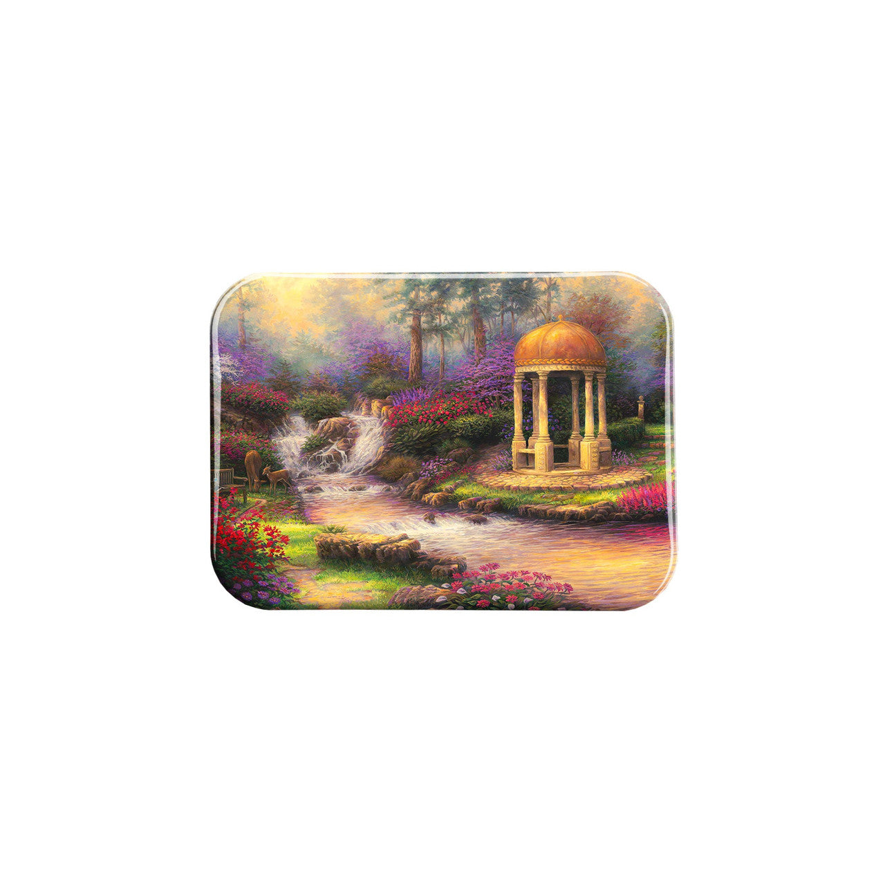 "Loves Infinity Garden" - 2.5" X 3.5" Rectangle Fridge Magnets