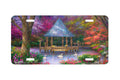 "Swan Pond" - Decorative License Plate