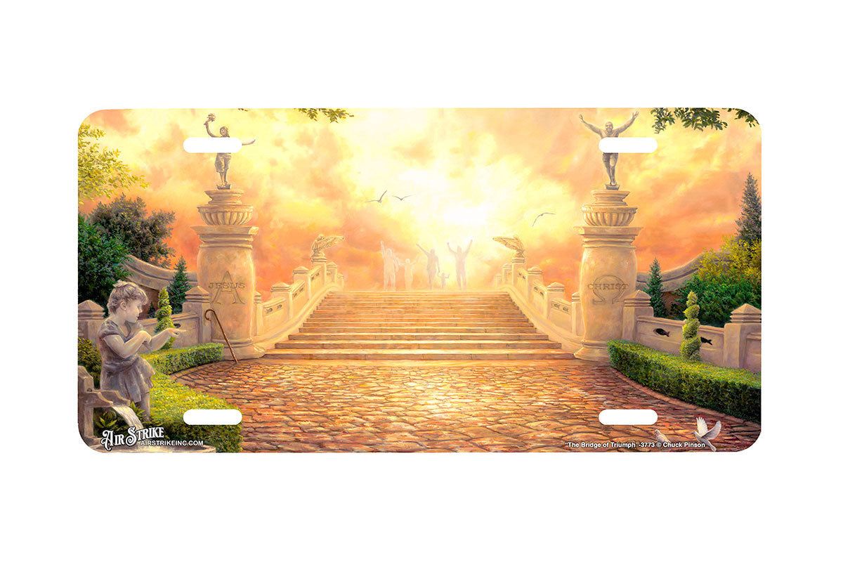 "The Bridge Of Triumph" - Decorative License Plate