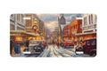 "The Warmth Of Small Town Living" - Decorative License Plate