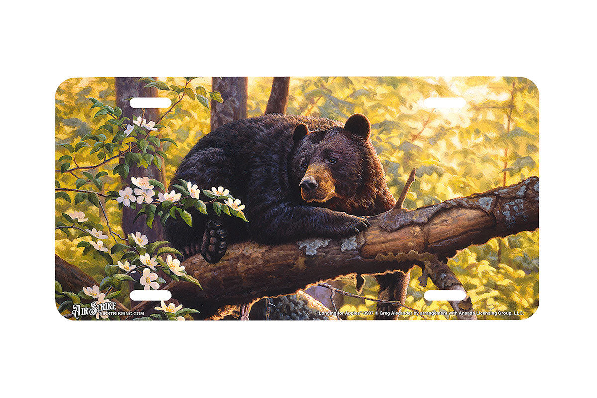 "Longing for Apples" - Decorative License Plate