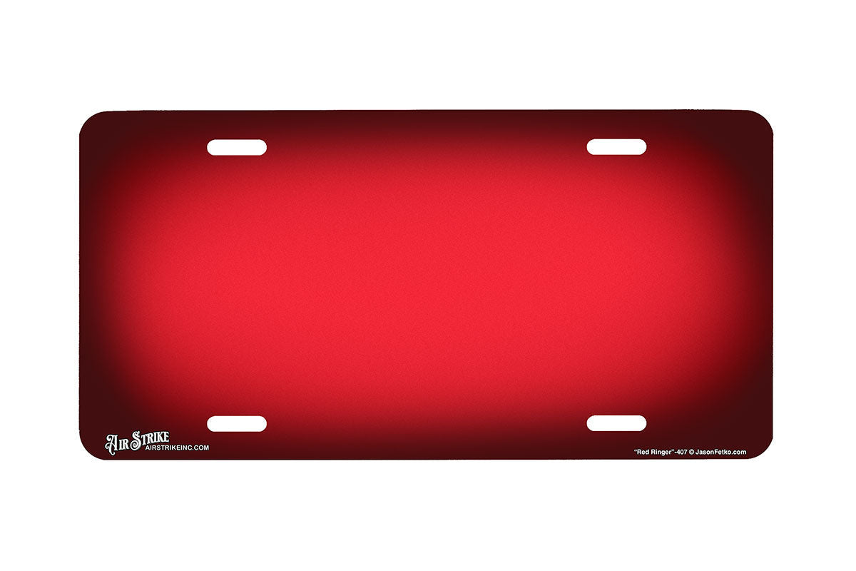 "Red Ringer" - Decorative License Plate