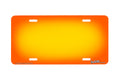 "Orange Ringer" - Decorative License Plate