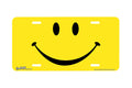 "Yellow Smiley Face" - Decorative License Plate