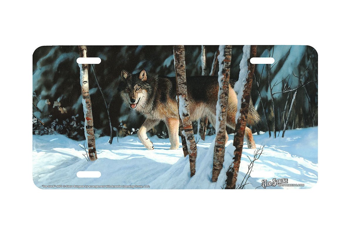 "Icy Stare"- Decorative License Plate