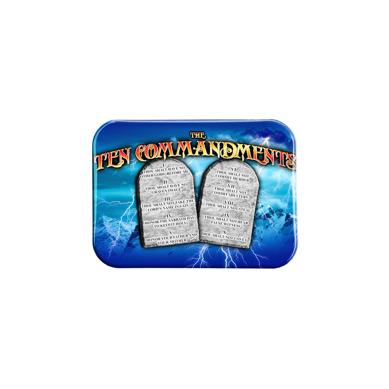 "Ten Commandments" - 2.5" X 3.5" Rectangle Fridge Magnets