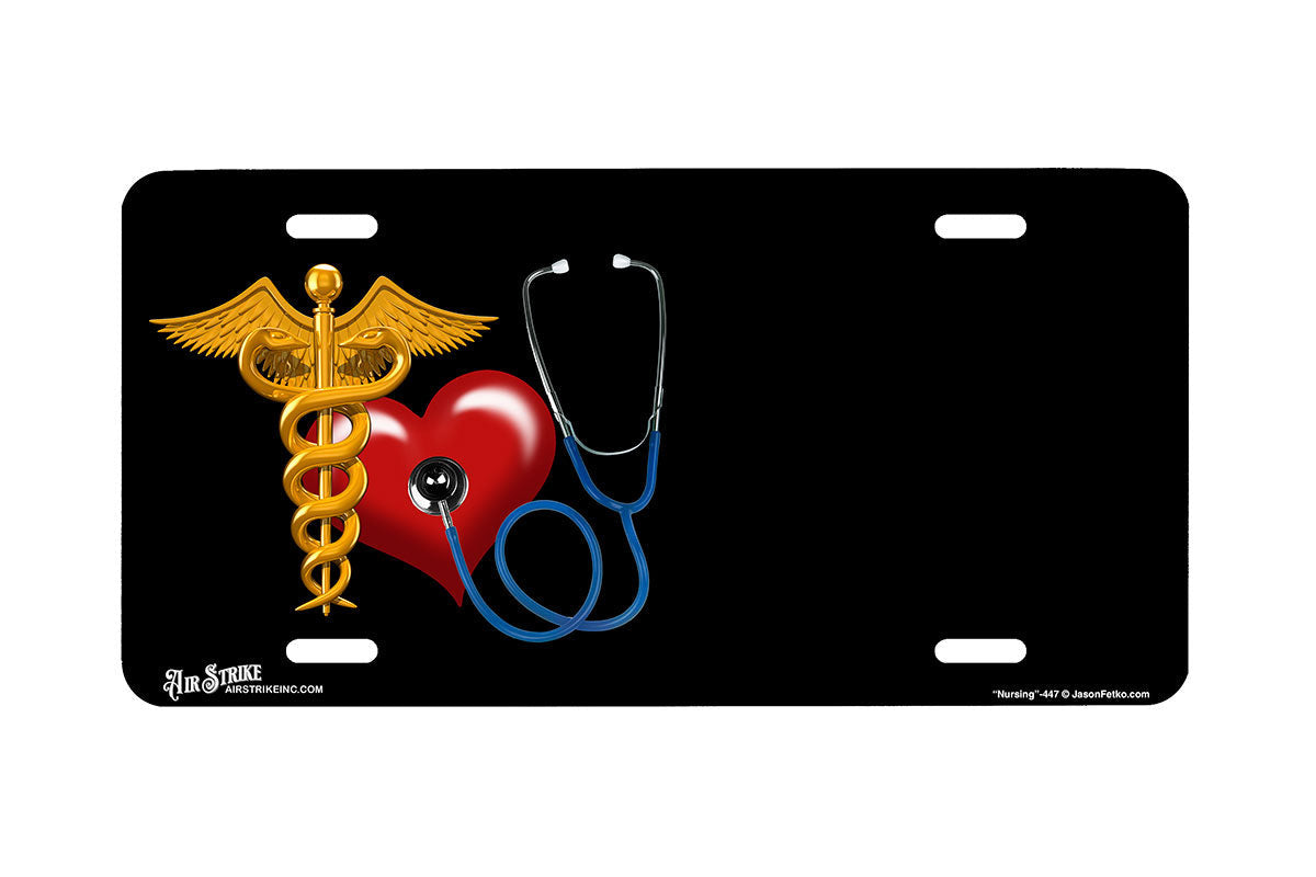 "Nursing" - Decorative License Plate