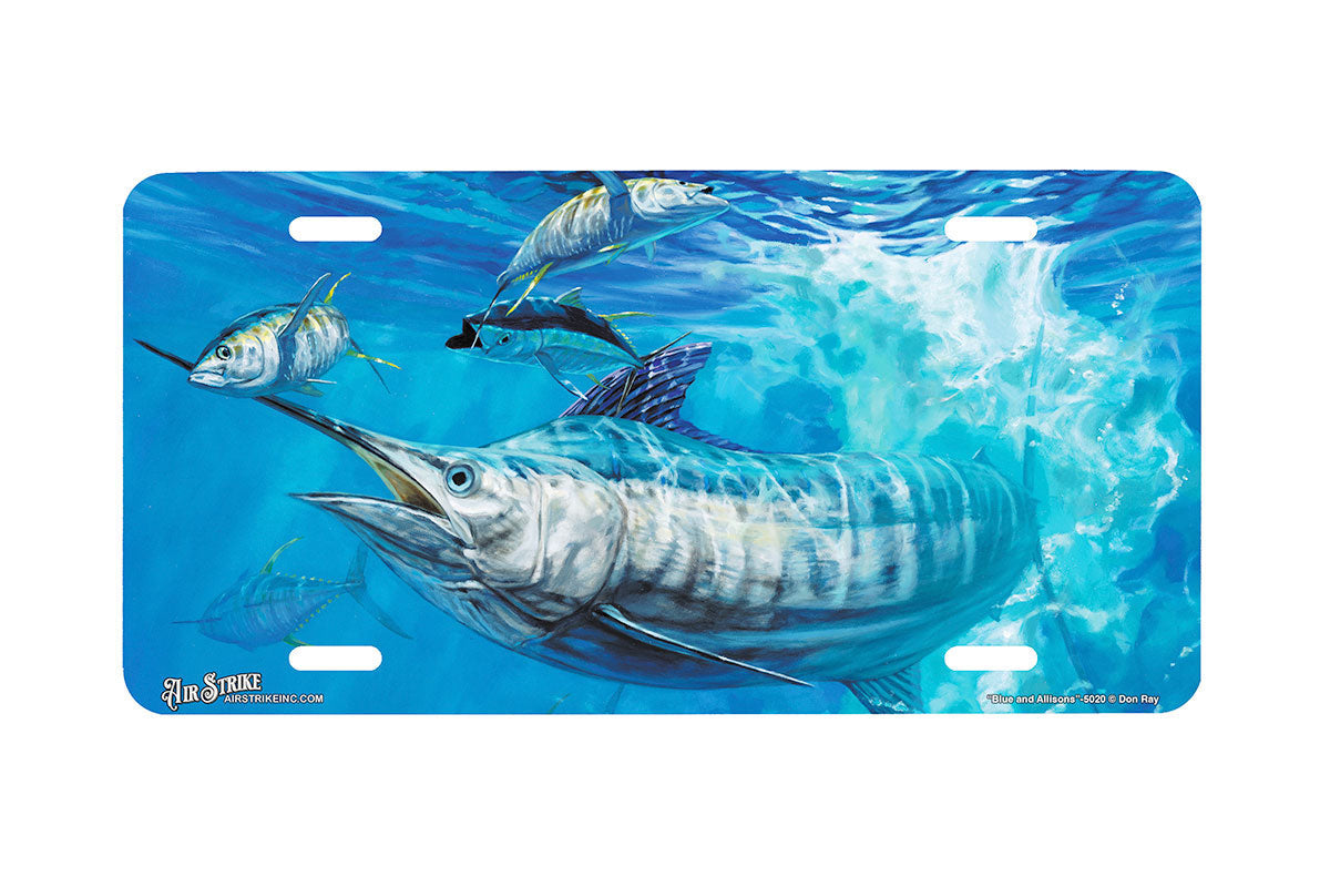 "Blue And Allisons" - Decorative License Plate