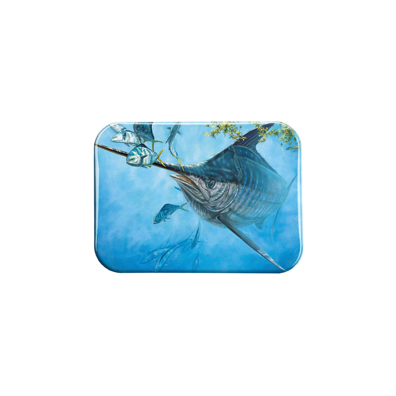 "Rising Blue" - 2.5" X 3.5" Rectangle Fridge Magnets