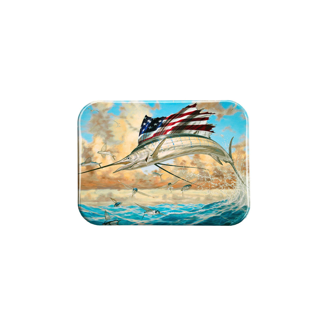 "Patriotic Color Change" - 2.5" X 3.5" Rectangle Fridge Magnets